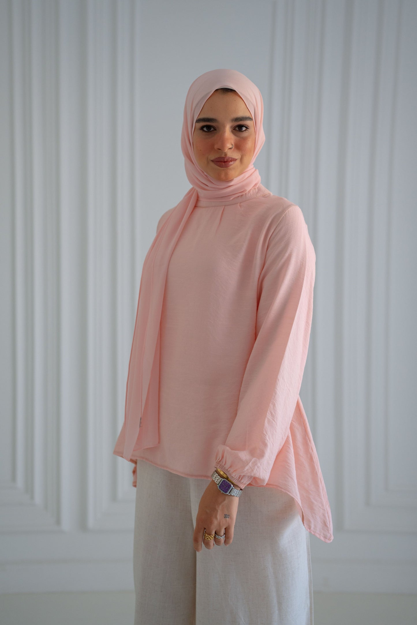 Peach Glow Blouse