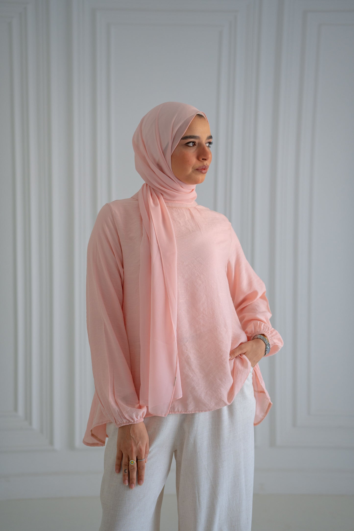 Peach Glow Blouse