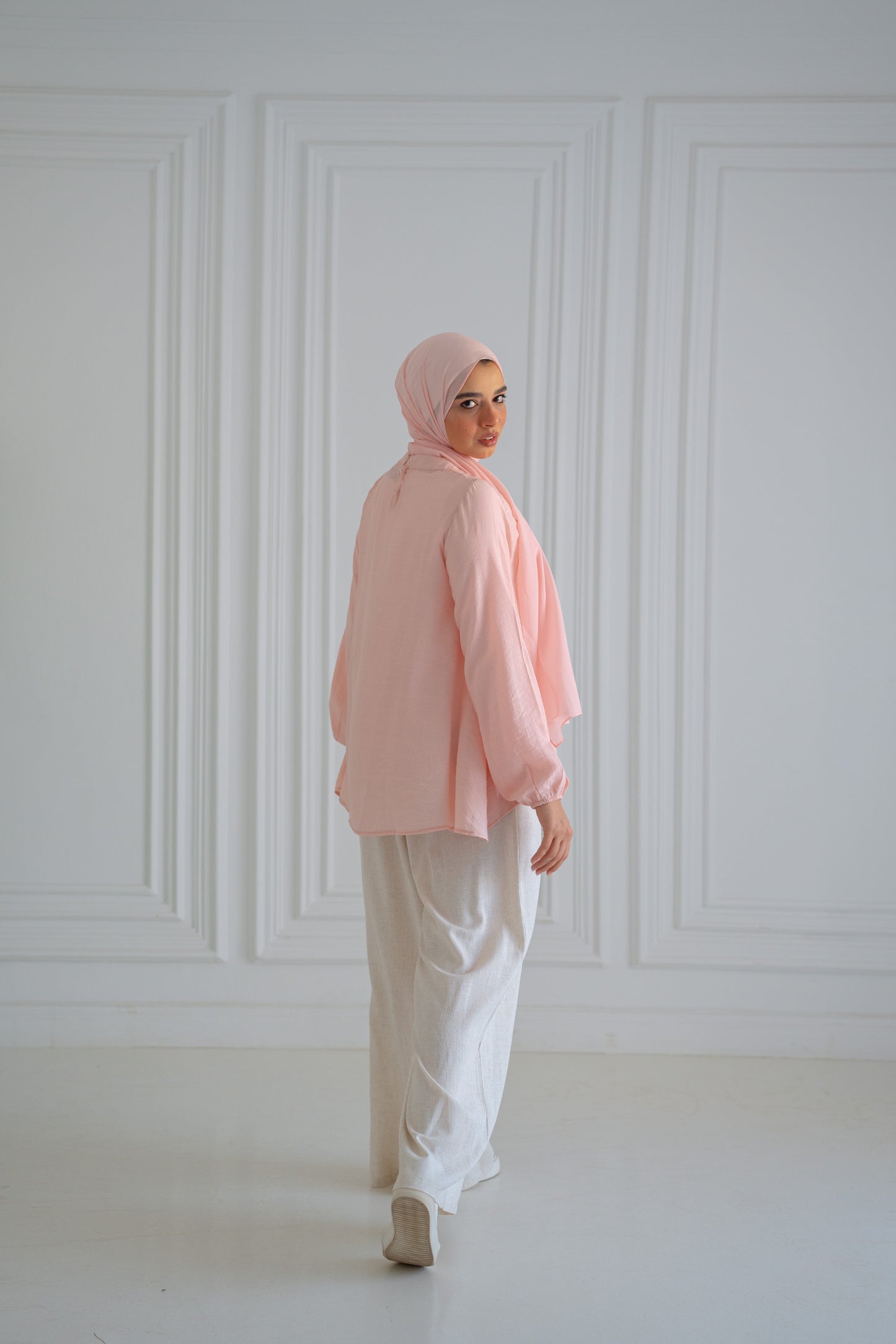 Peach Glow Blouse