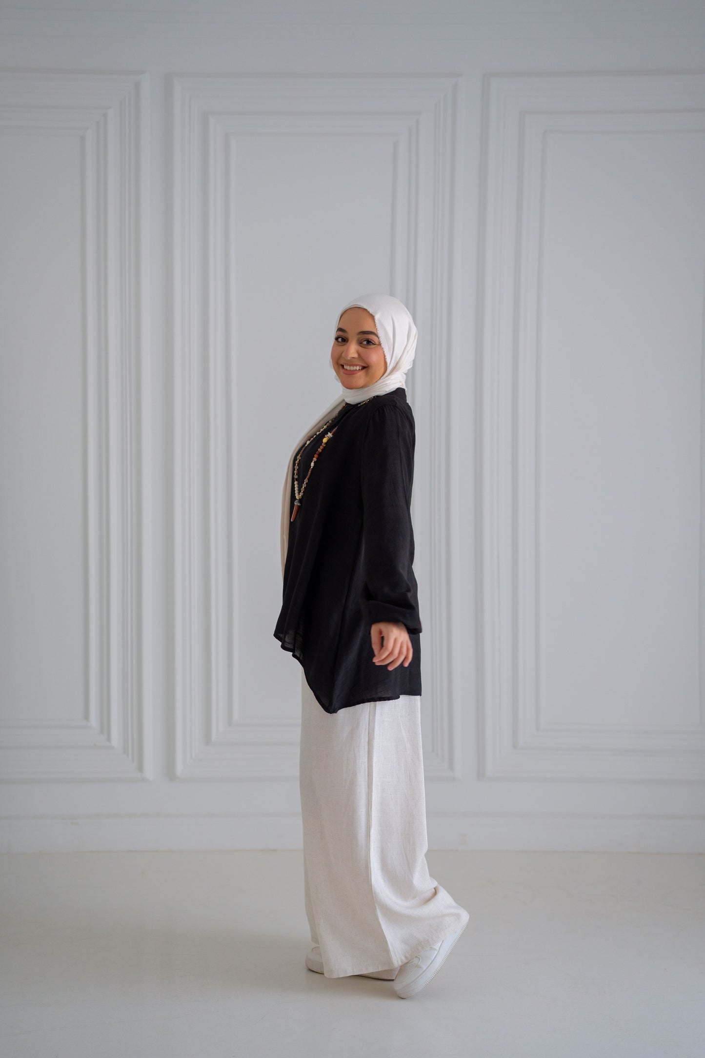 Pure Black Blouse