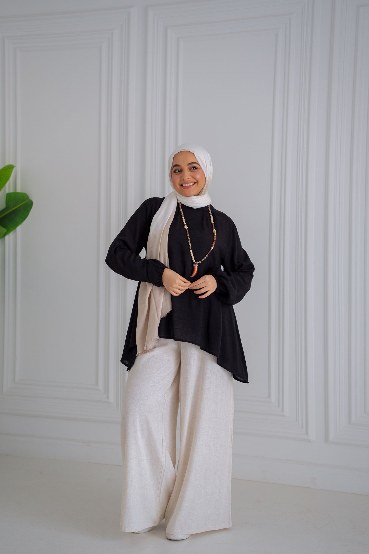 Pure Black Blouse