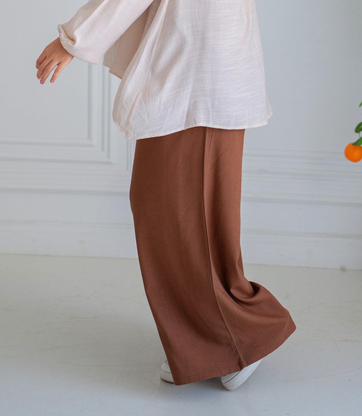 Cocoa Brown Wide Pants