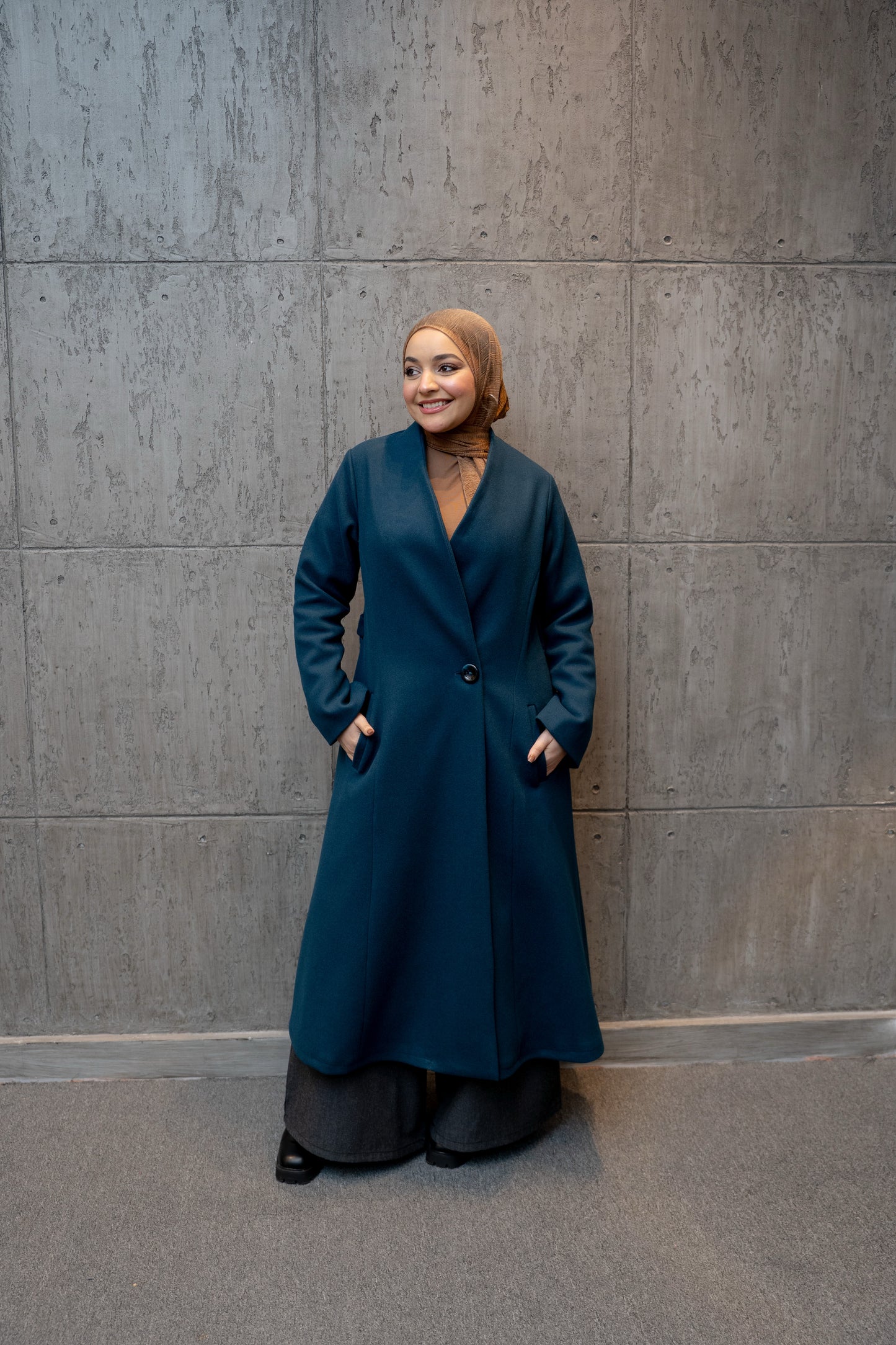 Midnight Petrol Coat