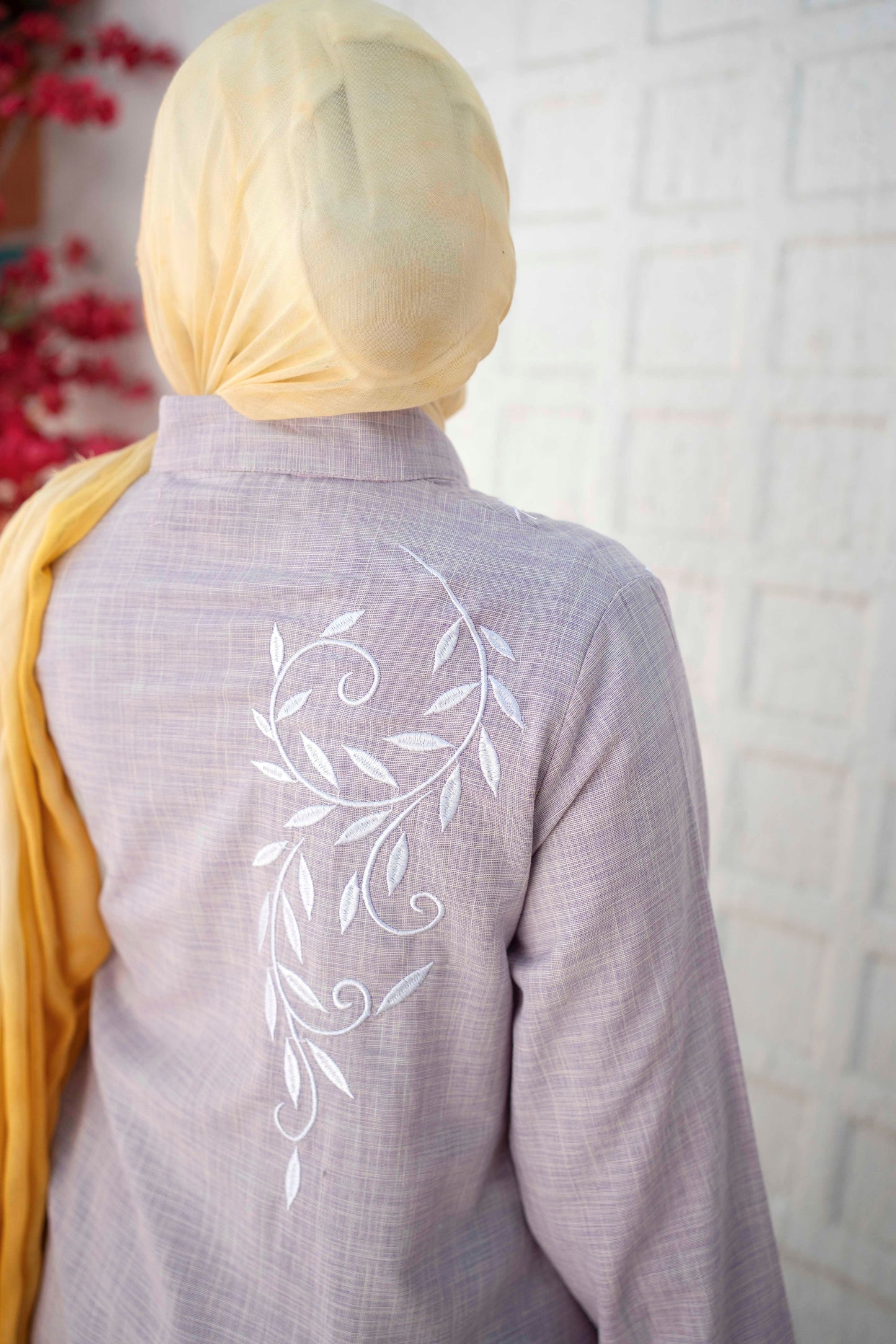Lilac Purple Long Blouse