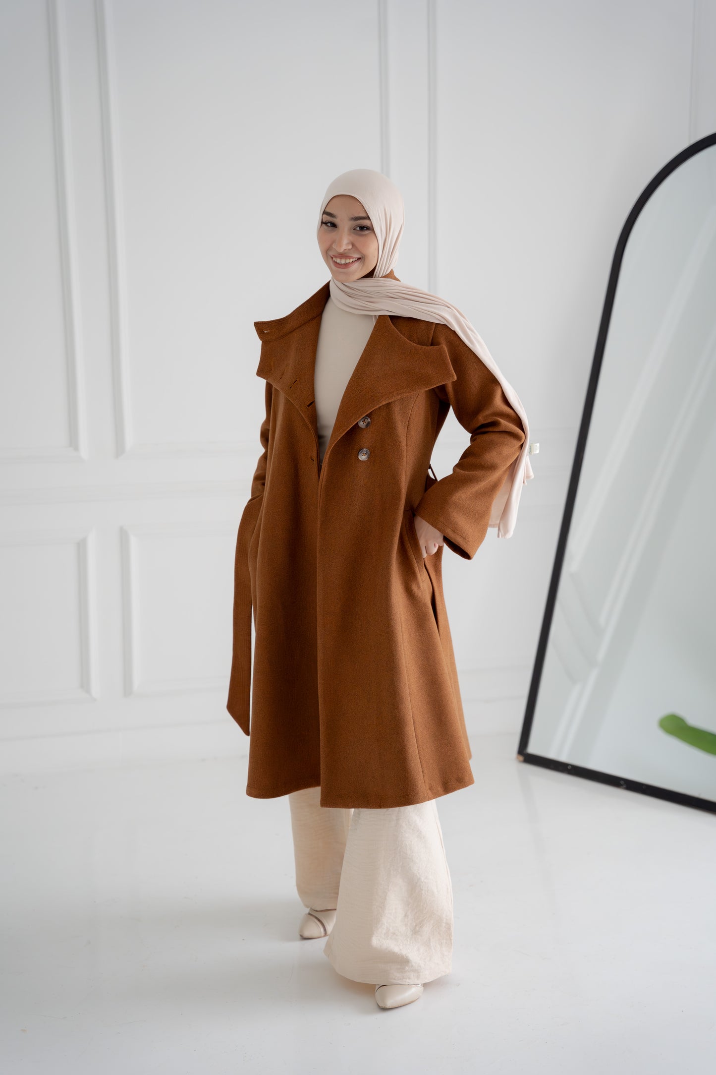 Earthy Camel Coat