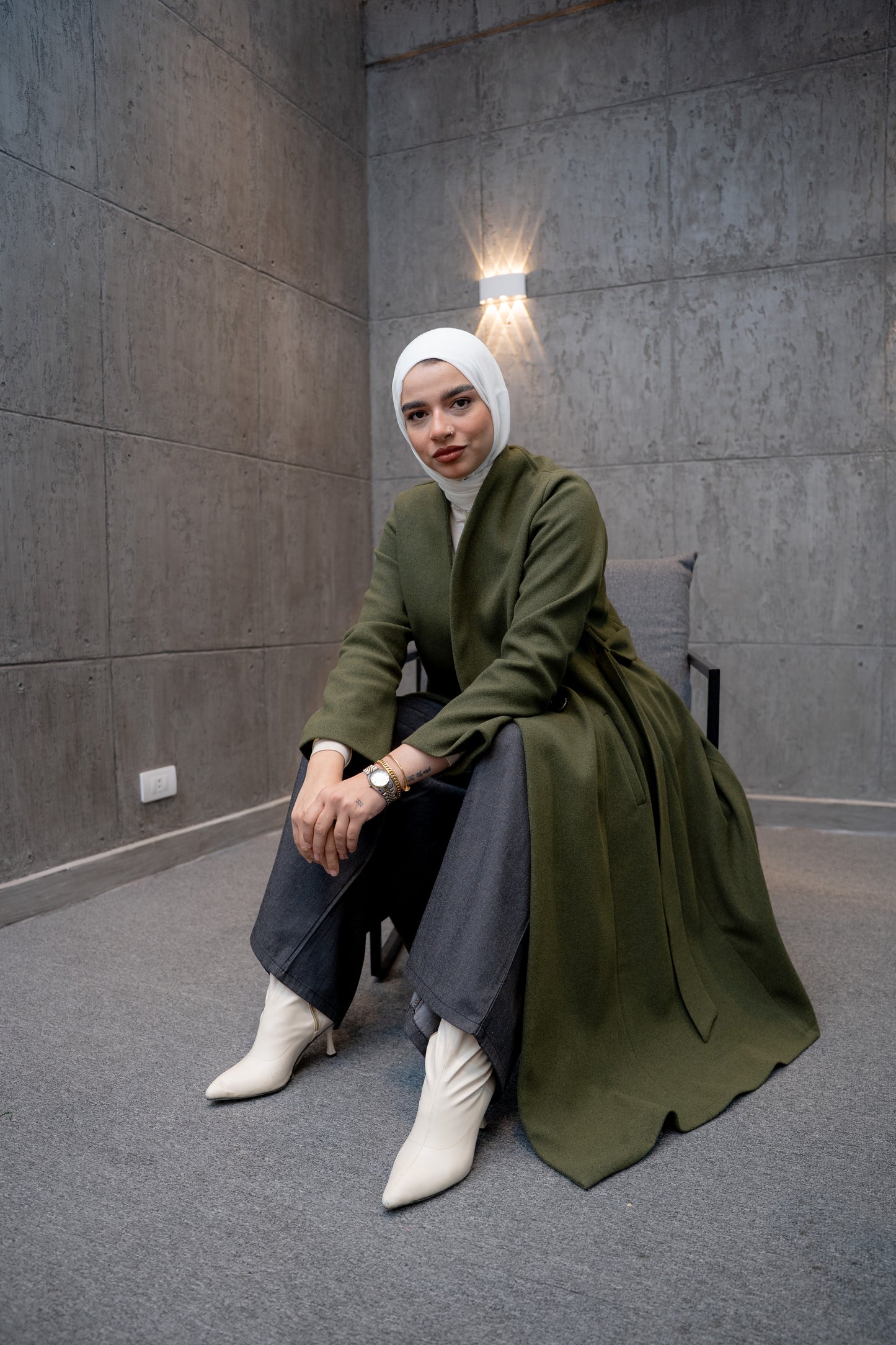Forest Olive Coat