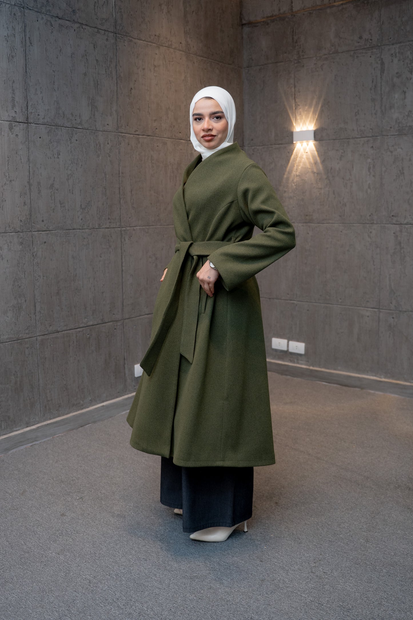 Forest Olive Coat