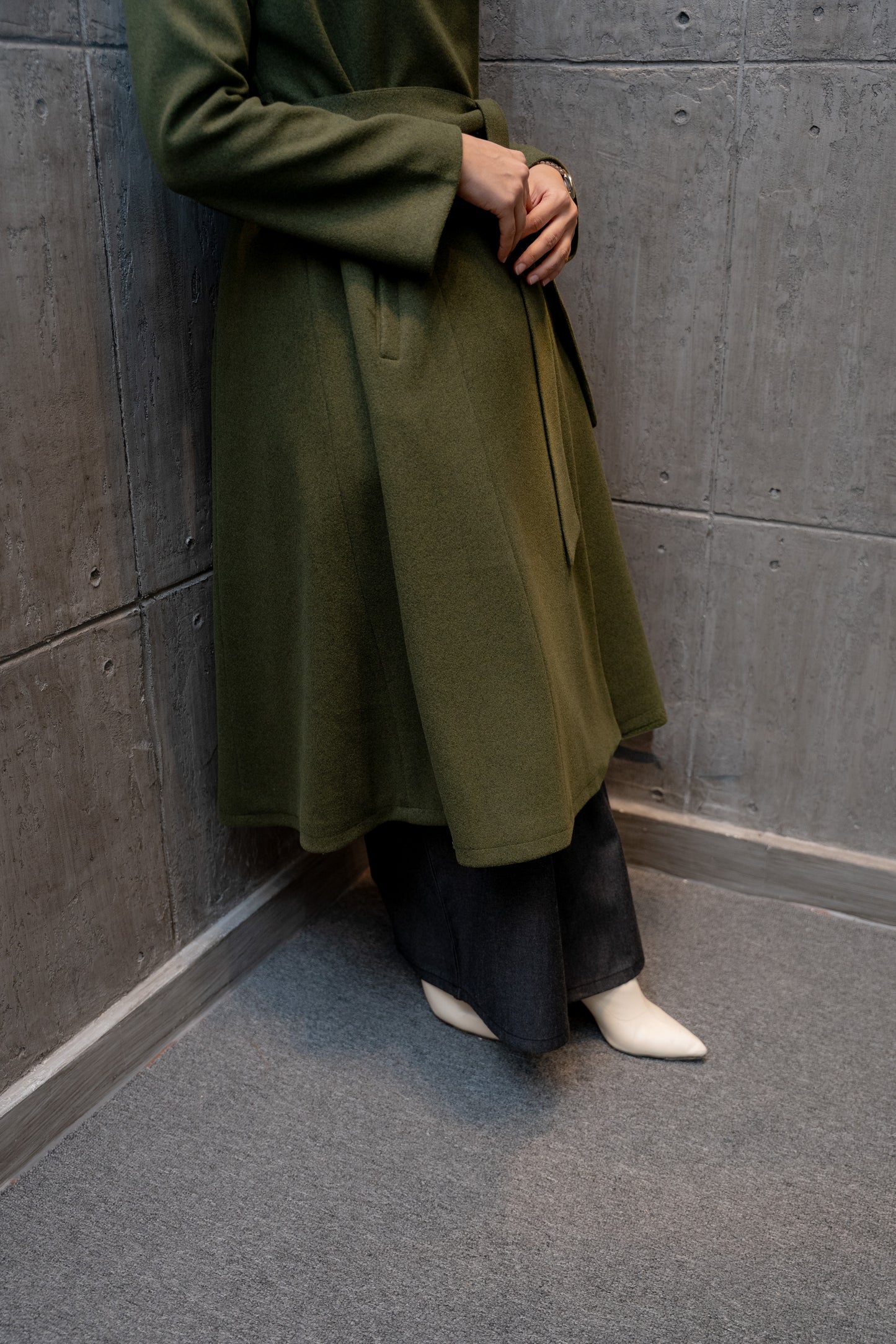Forest Olive Coat