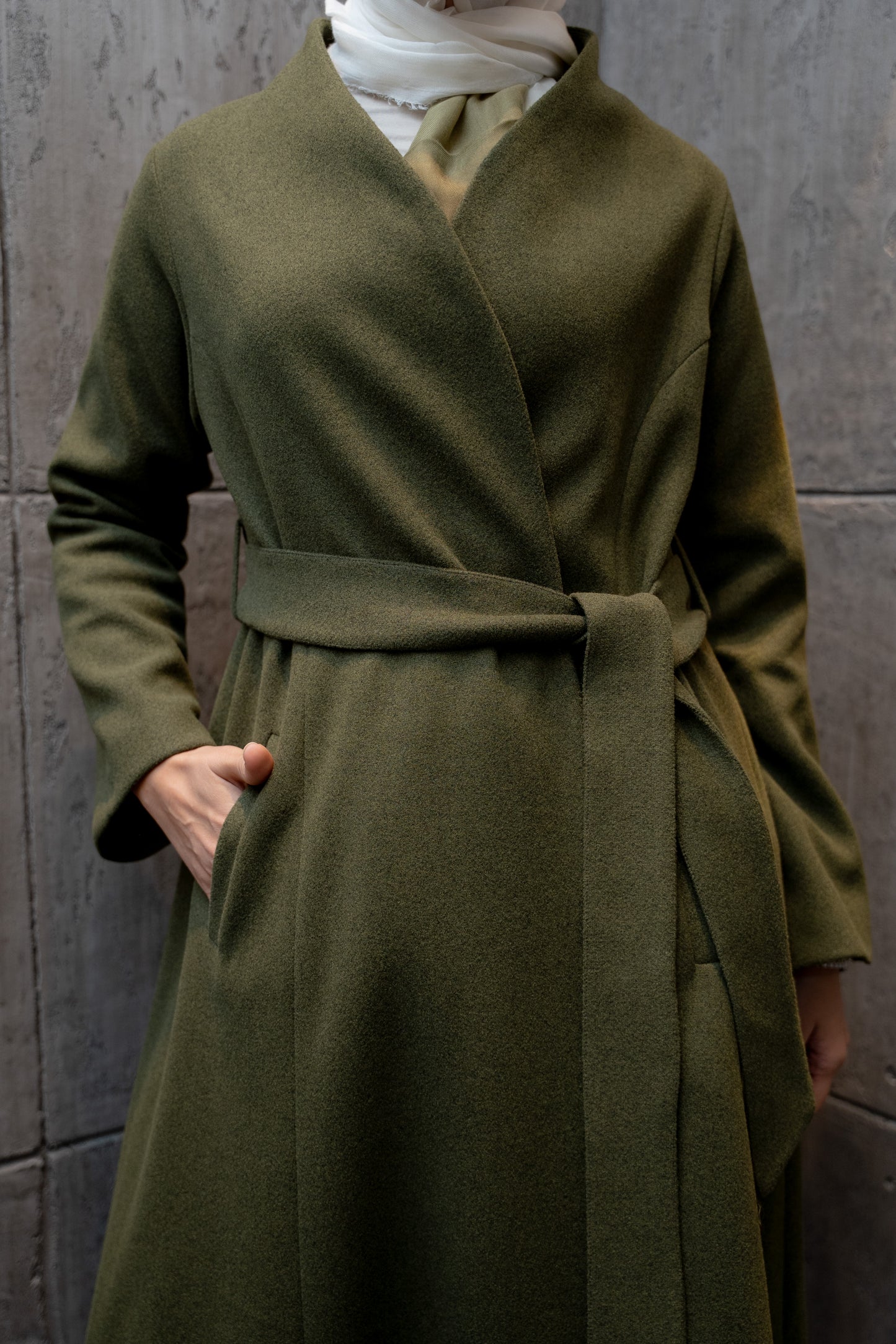 Forest Olive Coat