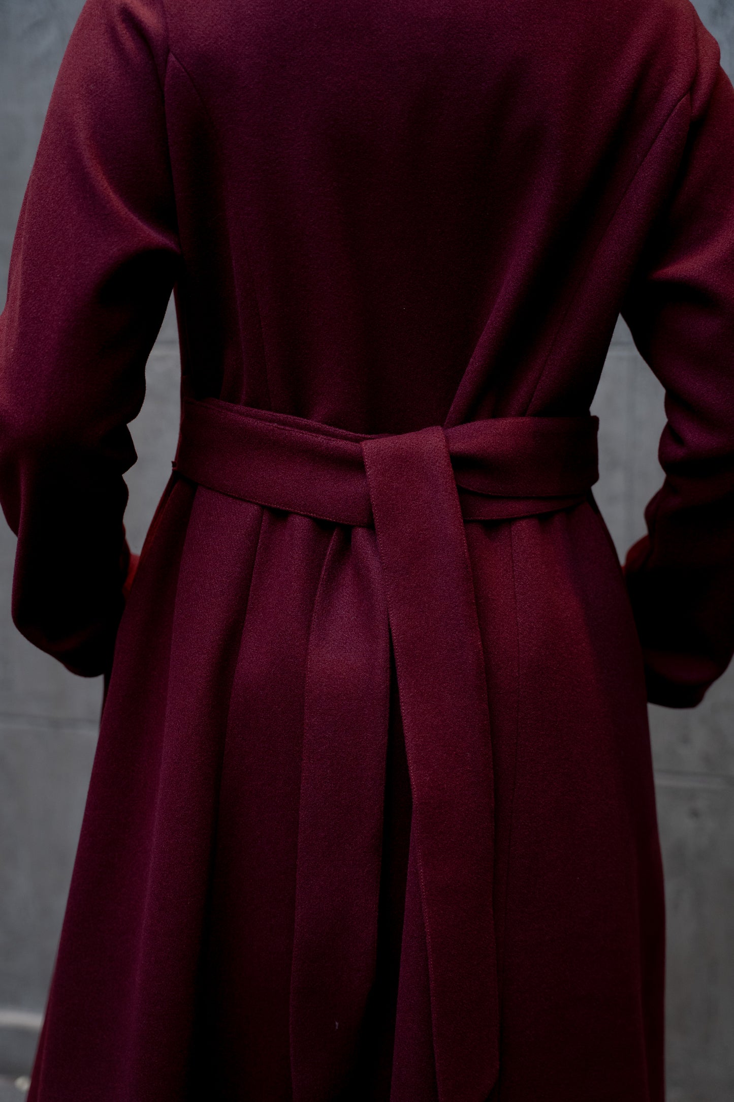 Burgundy Coat